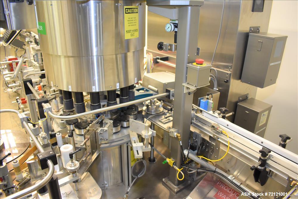 Used Weiler Labeling Systems High Speed Rotary Pharmaceutical Labeler