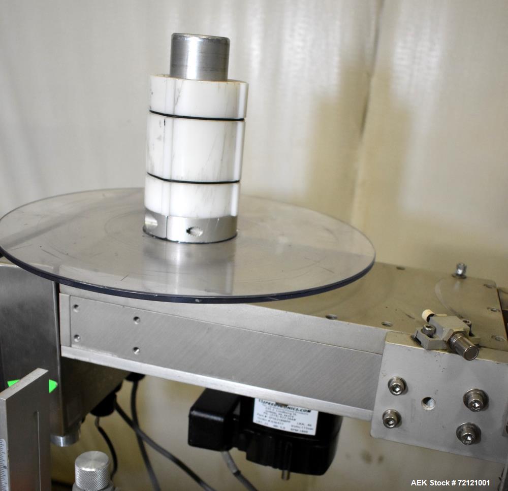 Used Weiler Labeling Systems High Speed Rotary Pharmaceutical Labeler