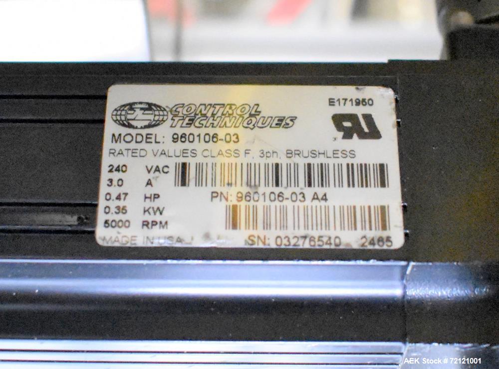 Used Weiler Labeling Systems High Speed Rotary Pharmaceutical Labeler