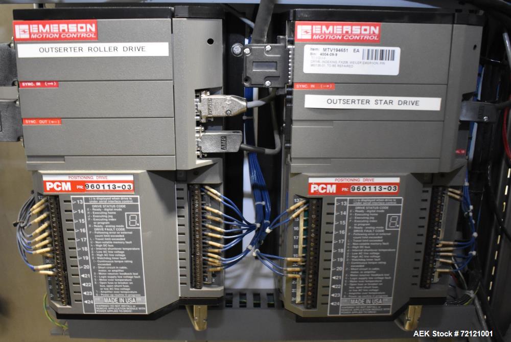 Used Weiler Labeling Systems High Speed Rotary Pharmaceutical Labeler