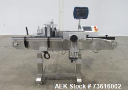 Used Accutek APS-106 Inline Labeling Machine with Domino Date Coder – Up to 175 