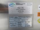Used New Jersey Wrap Around Labeler, Model UNI300V-S007. Includes Optel vision system, model Optel OP300, 120 volt, serial# 15305-02, built 2004.