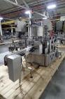 Used Used Sancoa rotary labeler. model# PRL 1500R-S10, 10 station, right hand label head, dual label unwind stand, Industrial Dynamic Lastec laser coder with vision system, onboard side serter head, ...