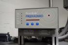 Used Used Sancoa rotary labeler. model# PRL 1500R-S10, 10 station, right hand label head, dual label unwind stand, Industrial Dynamic Lastec laser coder with vision system, onboard side serter head, ...