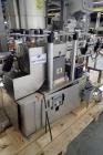 Used Used Sancoa rotary labeler. model# PRL 1500R-S10, 10 station, right hand label head, dual label unwind stand, Industrial Dynamic Lastec laser coder with vision system, onboard side serter head, ...
