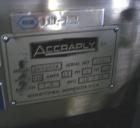 Used-Accraply Dual Head PS Vial Labeler, Model IM4000A