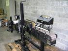 Used Auto Labe Model 966 Pressure Sensitive Wrap Labeler. Machine has a model 310 Hot Stamp imprinter for dates, codes, prices, ingredients, lot numbers or other variables. Can perform at up to 150 l...