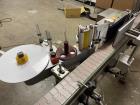 Used-CVC Technologies Model CVC300C Inline Pressure Sensitive Wraparound Labeler