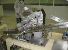 Used-Used: Fasson Modulus III table top wraparound pressure sensitive labeler. Semi automatic unit with gravity chute infeed...