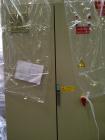Used Groninger SMKE 15000 Labeller and Plunger Insertion Machine.  Maximum output 15000 syringes/hour, syringe formats 0.5 and 1.0 ml.