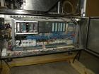 Used Libra Pharmaceutical Technologies Pressure Sensitive Bottle Labeler, Model SENS 350. Designed to apply pressure sensitive labels on cylindrical containers of metal, glass, or plastic. Maximum ou...