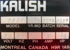 Used Kalish Labeler, Model 6805