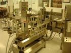 Used Kalish Labelstar Wraparound Pressure Sensitve Labeler, Model LS4000. Capable of speeds up to 150 cpm. Unit has Acuity PMC80 vision system, open date hot stamp coder bump wheel indexing, top hold...