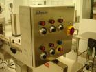 Used Kalish Labelstar Wraparound Pressure Sensitve Labeler, Model LS4000. Capable of speeds up to 150 cpm. Unit has Acuity PMC80 vision system, open date hot stamp coder bump wheel indexing, top hold...