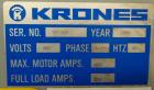 Used- Krones 9-Head Rotary Labeler, Model Autocol.