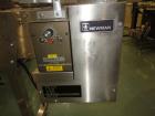 Used Newman NV2 (NVII) Automatic Pressure Sensitive Labeler. Capable of speeds up to 150 containers per minute. Has a label size range: 10mm to 150mm. Model NV11, Serial #95234. Features single head ...