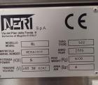 Used Neri Pressure Sensitive Trunion Wraparound Vial/Ampoule Labeler