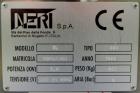 Used Neri Automatic Pressure Sensitive Wraparound Vial Bottle Labeler