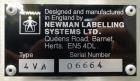 Used Newman Model 4VA Wraparound Pressure Sensitive Labeler
