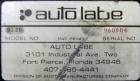 Used Auto Labe Automatic Pressure Sensitive Wraparound Labeler, Model 110 RH APPLIER. Capable of speeds up to 100 bpm. Handles labels up to 4-1/2