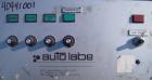 Used Auto Labe Automatic Pressure Sensitive Wraparound Labeler, Model 110 RH APPLIER. Capable of speeds up to 100 bpm. Handles labels up to 4-1/2