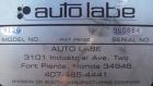 Used Auto Labe Automatic Pressure Sensitive Wraparound Labeler, Model 110 RH APPLIER. Capable of speeds up to 100 bpm. Handles labels up to 4-1/2