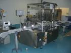 Used Newman Model VAL550 Labeller. Approximate maximum output 600 cpm. Includes PCE control system and in / out conveyors. Container size range: (Diameter) 8mm - 50mm. Label size range: (Height) 12mm...