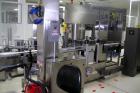 Used- Weiler Model PRL1500-S10 (10) Station Pressure Sensitive Rotary Labeler. With outsert placer and rack feeder, rated up...