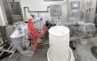 Used Quadrel Labeling Systems Labeler. Model Moduline 3 Wraparound Pressure Sensitive Labeler. Plastic table-top chain conveyor, 120 in. long x 4.5 in. wide x 34 in. tall.