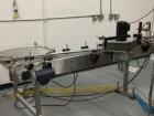 Used Quadrel model Q60 Wraparound Pressure Sensitive Labeler with Norwood Hot Stamp Coder. Has a 7