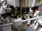 Used Sancoa (Weiler) PRL-1500 14 Station Rotary Pharmaceutical Labeler.