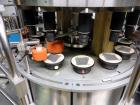 Used Sancoa (Weiler) PRL-1500 14 Station Rotary Pharmaceutical Labeler.