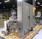 Used Weiler Labeling Systems (Sancoa) Model PRL-2000-S10 Rotary Pressure Sensitive Labeler. 10 Head unit designed to run front and back and wrap applications. Originally ran from 7 ml - 30 ml round b...