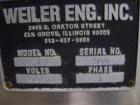 Used Weiler Engineering Inline Wraparound Pressure Sensitive Labeler