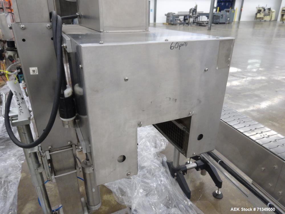 Used Axon Corporation Tamper Evident Bander Shrink Sleeve Label Applicator