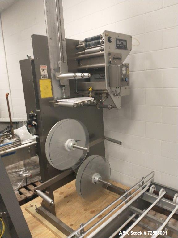 Used Axon 300SL High Speed Shrink Sleeve Labeling Line