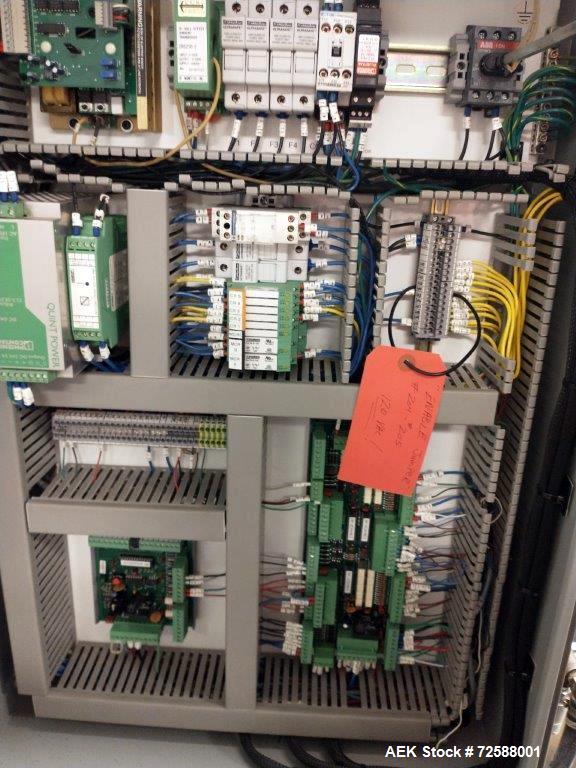 Used Axon 300SL High Speed Shrink Sleeve Labeling Line