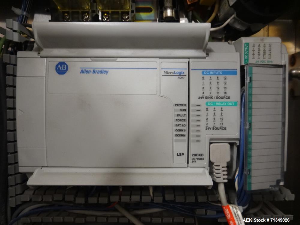 Used Axon Corporation EZ-100 Tamper Evident Bander Shrink Sleeve Label Applicat
