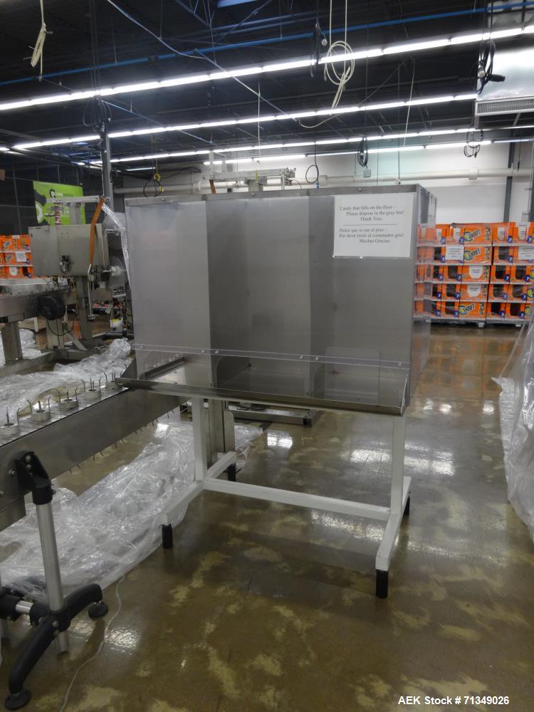 Used Axon Corporation EZ-100 Tamper Evident Bander Shrink Sleeve Label Applicat