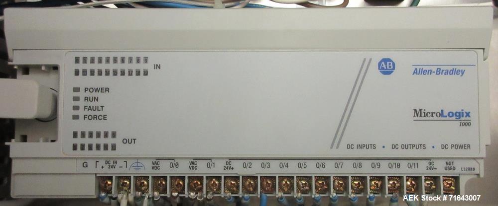 Used Axon Styrotech Model EZ-200-AB Tamper Evident Sleeve Labeler/Band Applicat