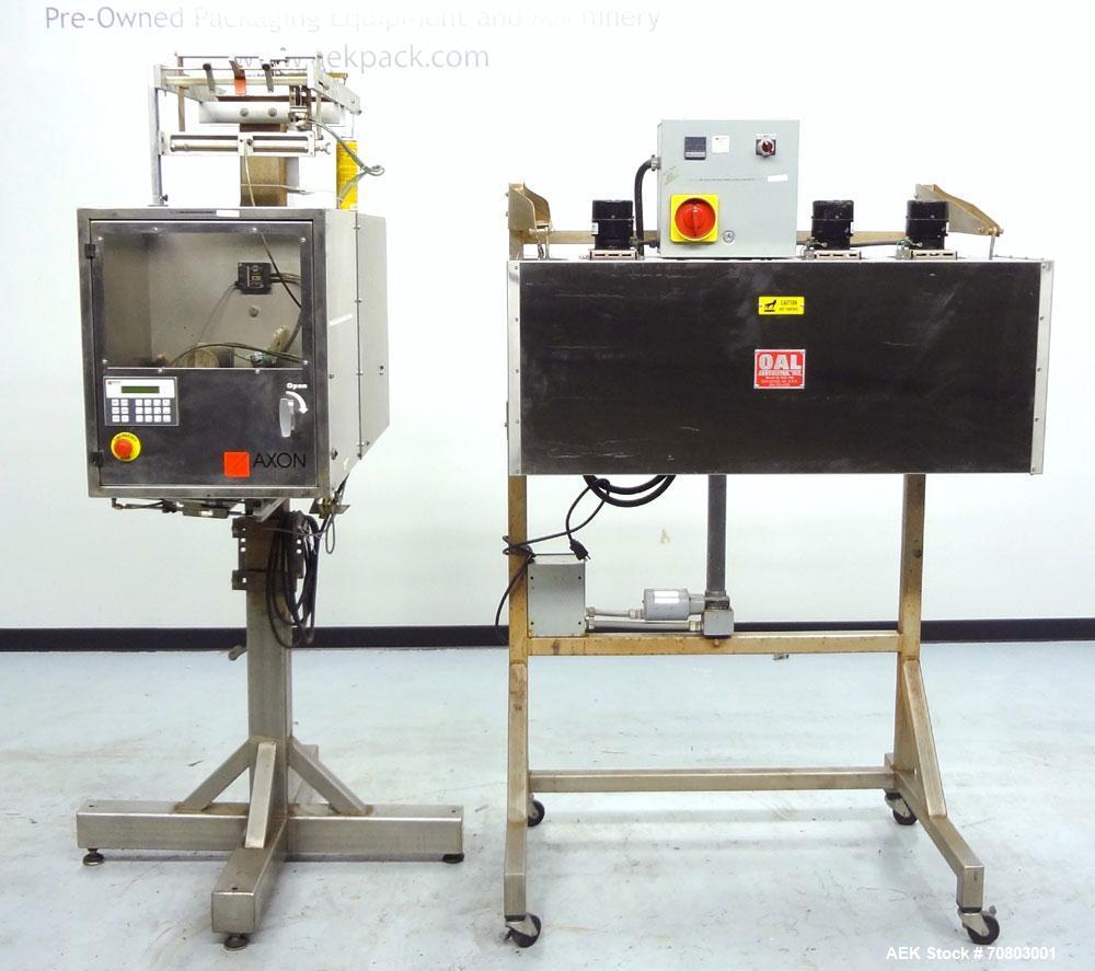 Used Axon "Styrotech" EZ-200 Sleeve Labeler or Tamper Evident Band Applicator, 