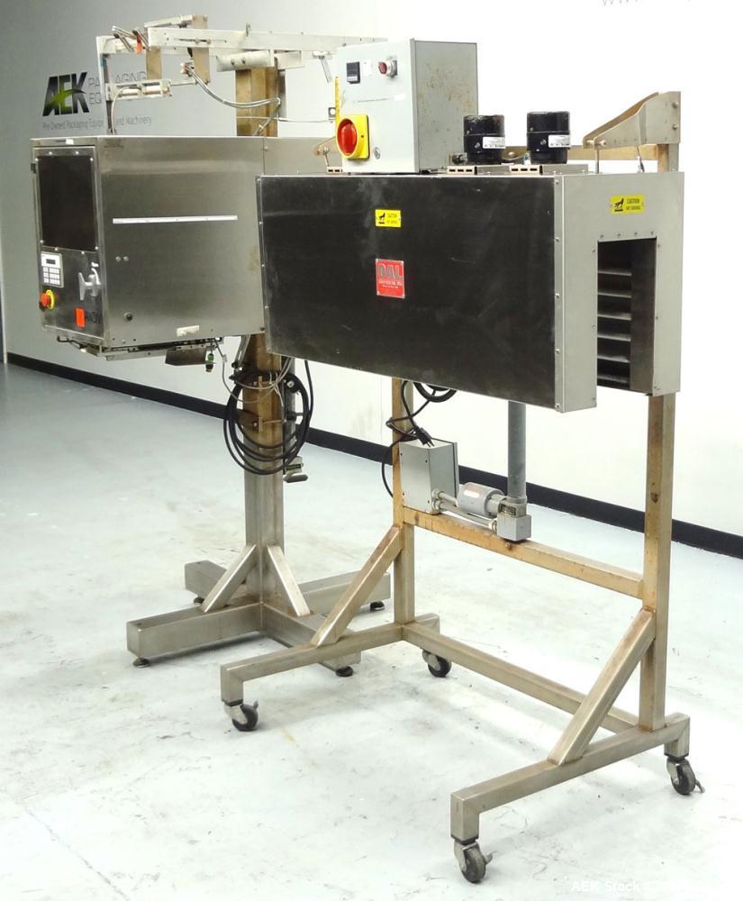 Used Axon "Styrotech" EZ-200 Sleeve Labeler or Tamper Evident Band Applicator, 