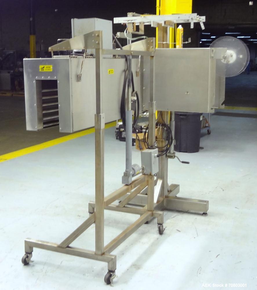 Used Axon "Styrotech" EZ-200 Sleeve Labeler or Tamper Evident Band Applicator, 
