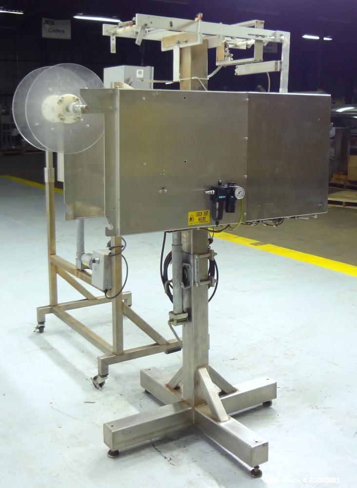 Used Axon "Styrotech" EZ-200 Sleeve Labeler or Tamper Evident Band Applicator, 