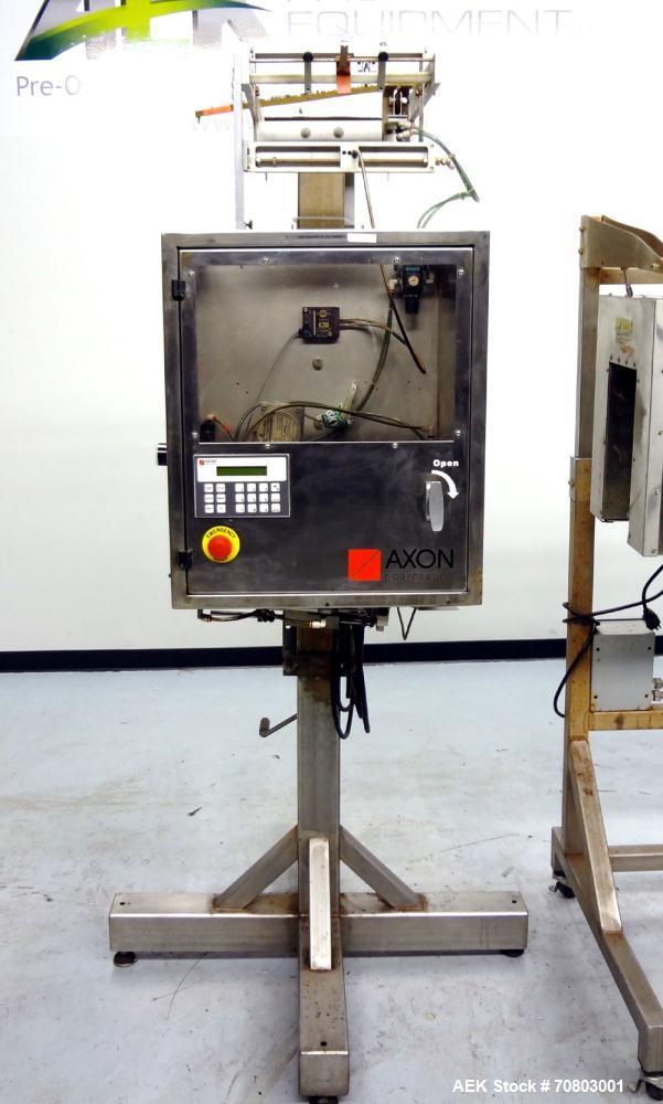 Used Axon "Styrotech" EZ-200 Sleeve Labeler or Tamper Evident Band Applicator, 