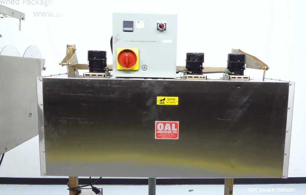 Used Axon "Styrotech" EZ-200 Sleeve Labeler or Tamper Evident Band Applicator, 
