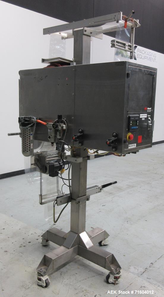 Used Axon EZ-200HS Sleeve Labeler/Tamper Evident Band Applicator