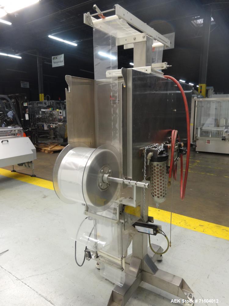 Used Axon EZ-200HS Sleeve Labeler/Tamper Evident Band Applicator