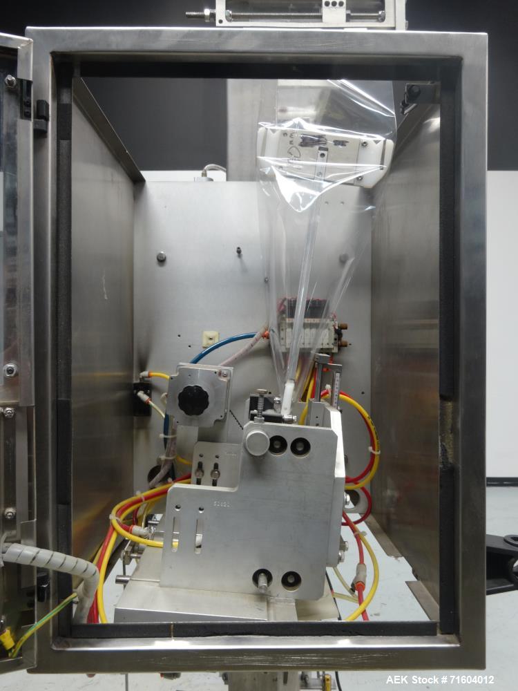 Used Axon EZ-200HS Sleeve Labeler/Tamper Evident Band Applicator