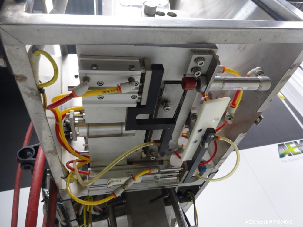 Used Axon EZ-200HS Sleeve Labeler/Tamper Evident Band Applicator